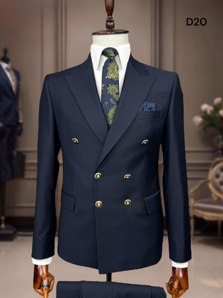 Costume croisé élégant pour homme | 3207