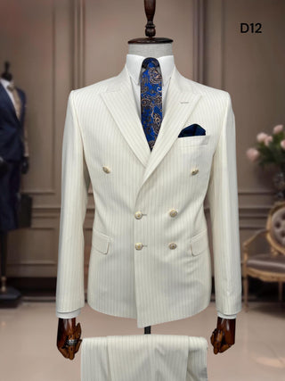 Costume croisé élégant pour homme | 3208