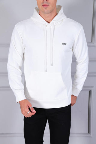Sweat à capuche homme GAFT – 100 % coton avec poche ventrale